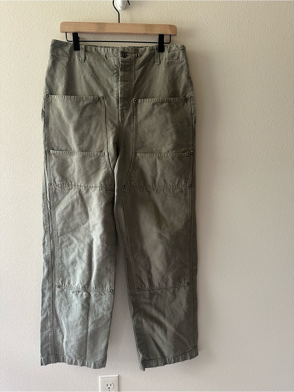 We the free barrel low slung pants army green size medium - Picture 8 of 9